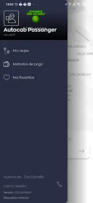 Taxi Estrella android App screenshot 0